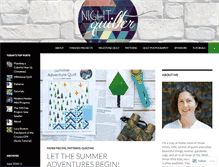 Tablet Screenshot of nightquilter.com